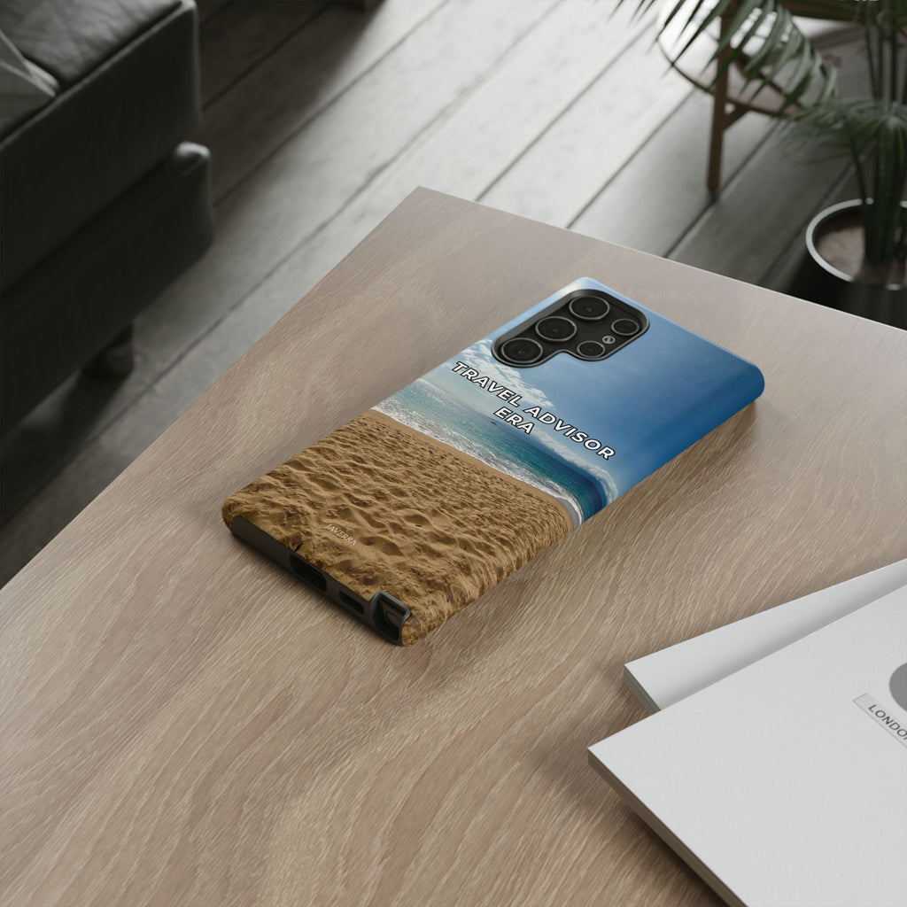 Travel Advisor Ocean Front Tough Phone Case | Travel Agent Gift | Vacation Planner Phone Case | Travel Industry Accessory