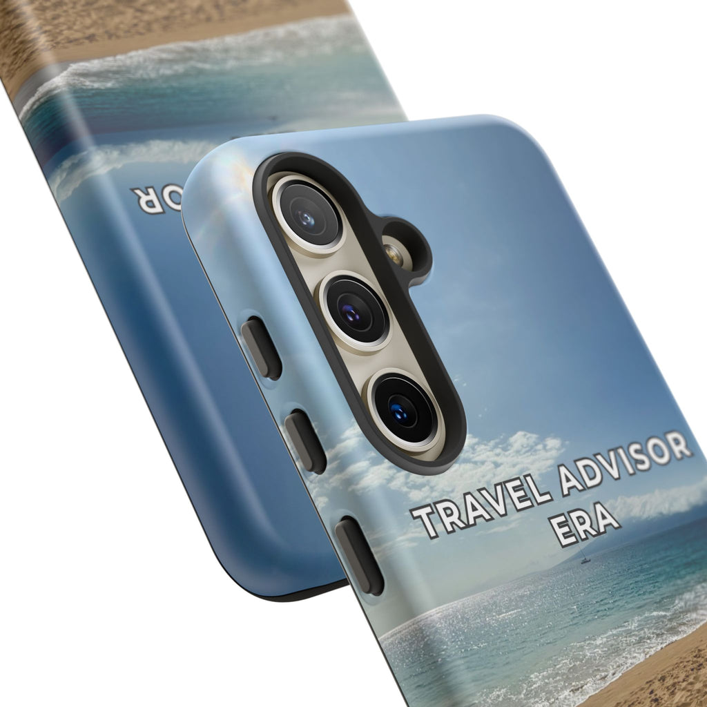 Travel Advisor Ocean Front Tough Phone Case | Travel Agent Gift | Vacation Planner Phone Case | Travel Industry Accessory