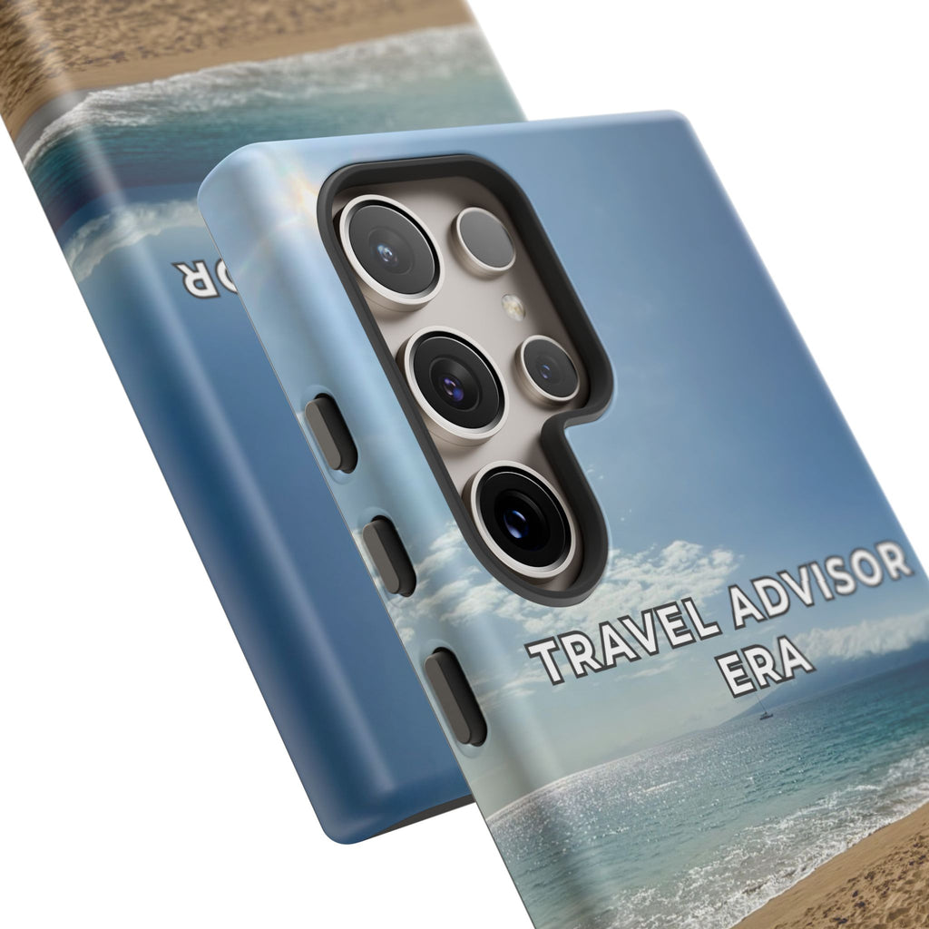 Travel Advisor Ocean Front Tough Phone Case | Travel Agent Gift | Vacation Planner Phone Case | Travel Industry Accessory