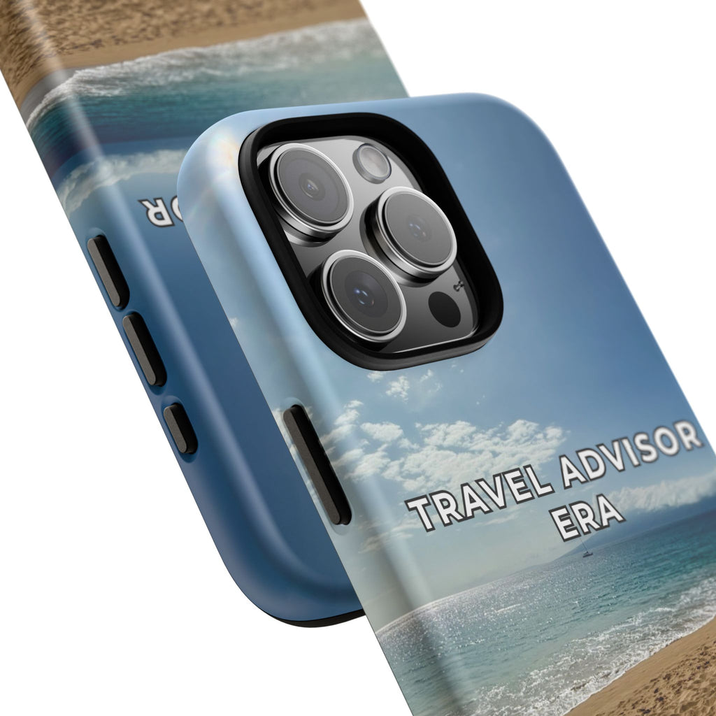 Travel Advisor Ocean Front Tough Phone Case | Travel Agent Gift | Vacation Planner Phone Case | Travel Industry Accessory