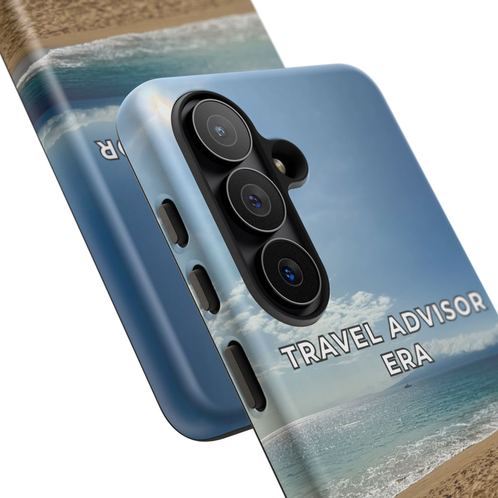 Travel Advisor Ocean Front Tough Phone Case | Travel Agent Gift | Vacation Planner Phone Case | Travel Industry Accessory