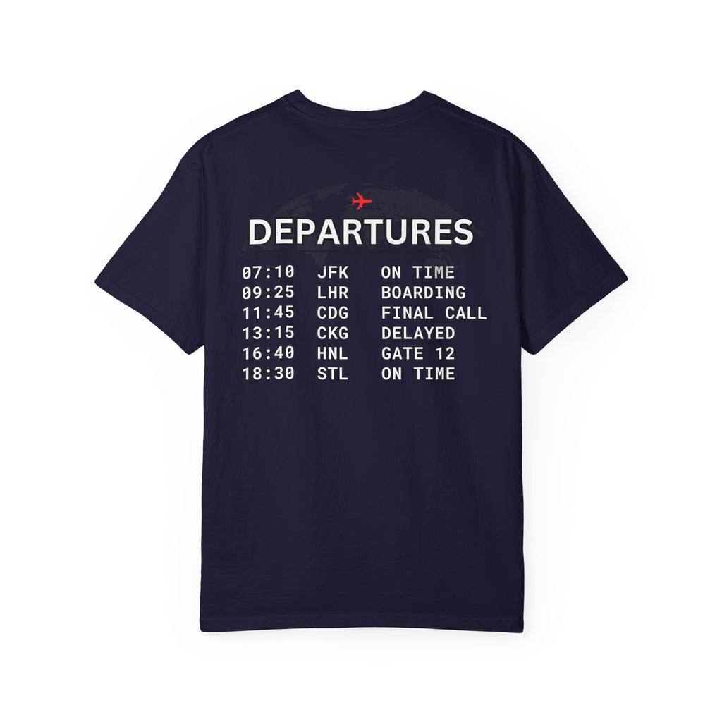 Unisex Garment-Dyed T-Shirt | Fluent in English & IATA Travel Professional Shirt | Travel Advisor Apparel