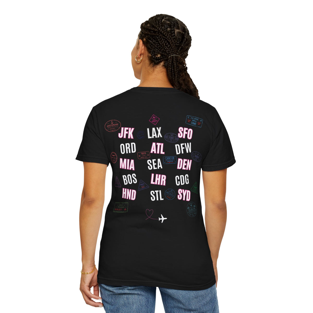 Passport Princess Garment-Dyed T-Shirt | Travel Shirt for Women | Vacation Outfit & Wanderlust Apparel