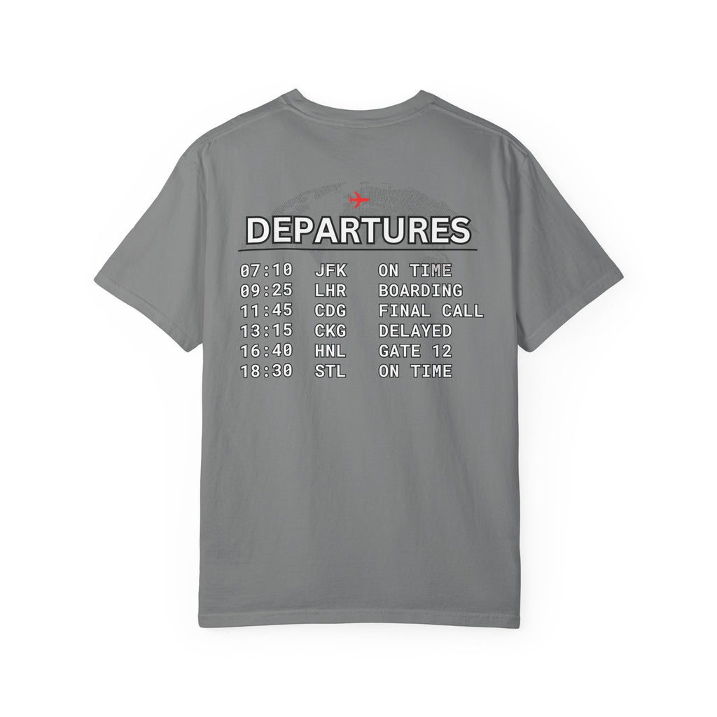 Unisex Garment-Dyed T-Shirt | Fluent in English & IATA Travel Professional Shirt | Travel Advisor Apparel