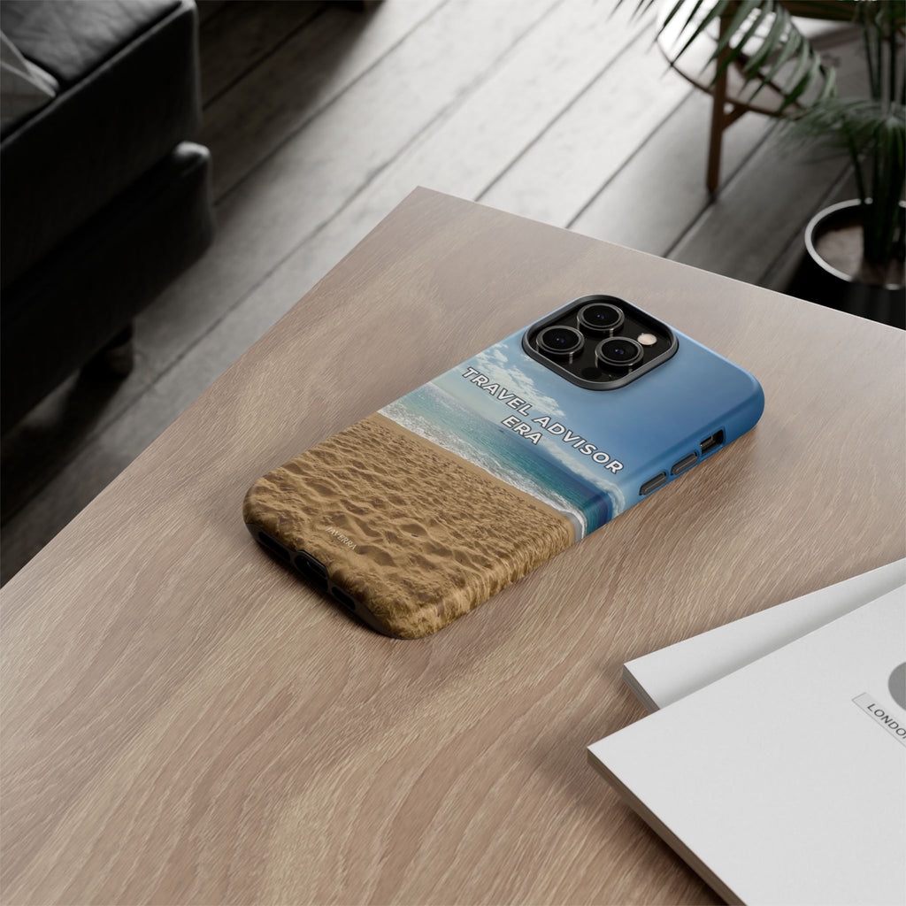 Travel Advisor Ocean Front Tough Phone Case | Travel Agent Gift | Vacation Planner Phone Case | Travel Industry Accessory