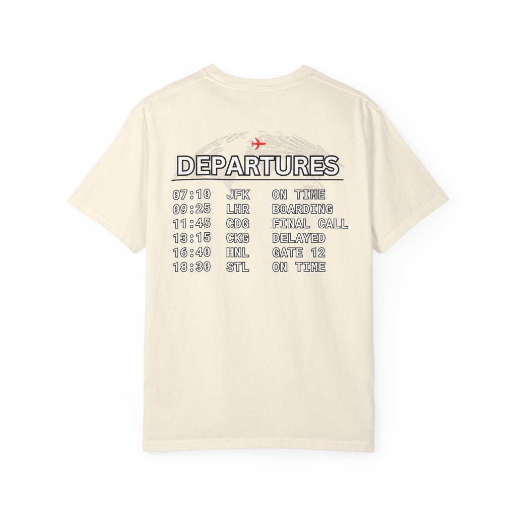 Unisex Garment-Dyed T-Shirt | Fluent in English & IATA Travel Professional Shirt | Travel Advisor Apparel