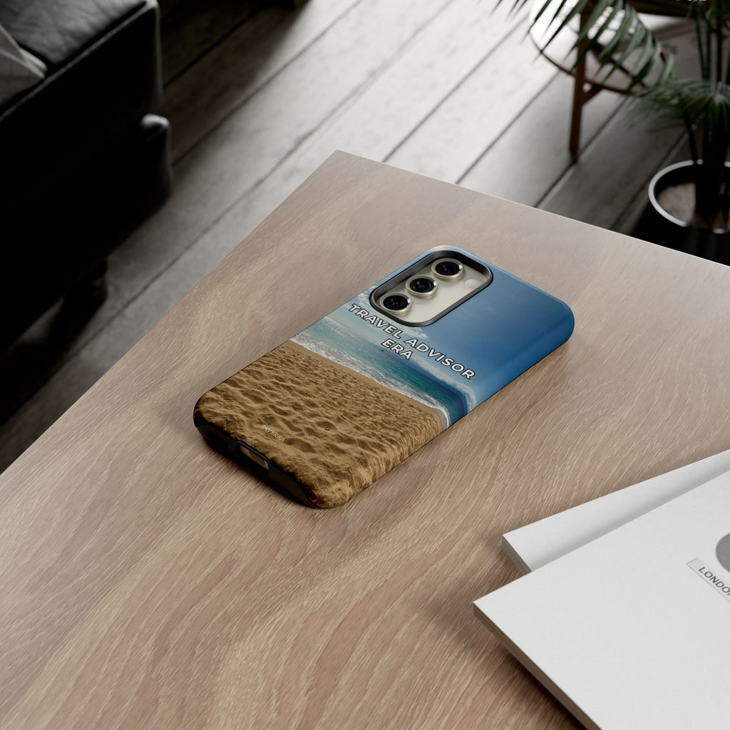 Travel Advisor Ocean Front Tough Phone Case | Travel Agent Gift | Vacation Planner Phone Case | Travel Industry Accessory