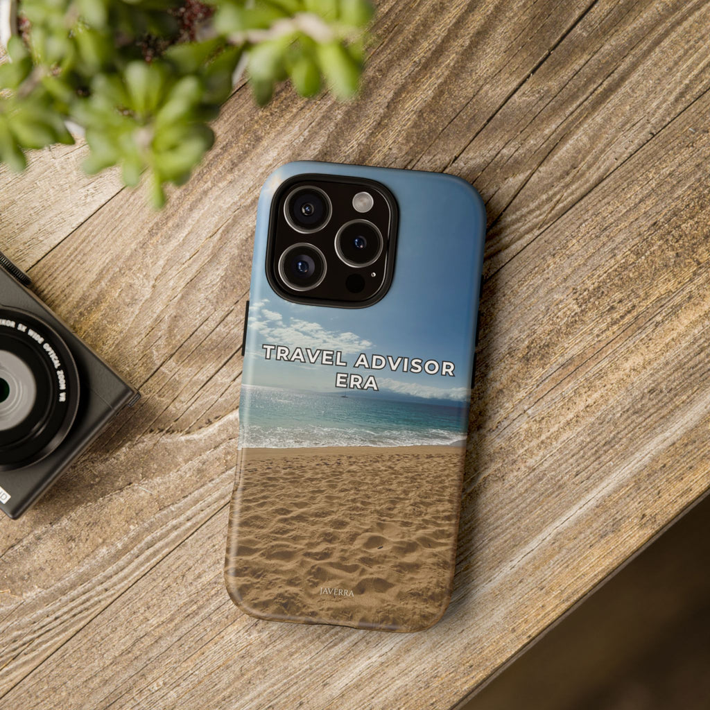 Travel Advisor Ocean Front Tough Phone Case | Travel Agent Gift | Vacation Planner Phone Case | Travel Industry Accessory