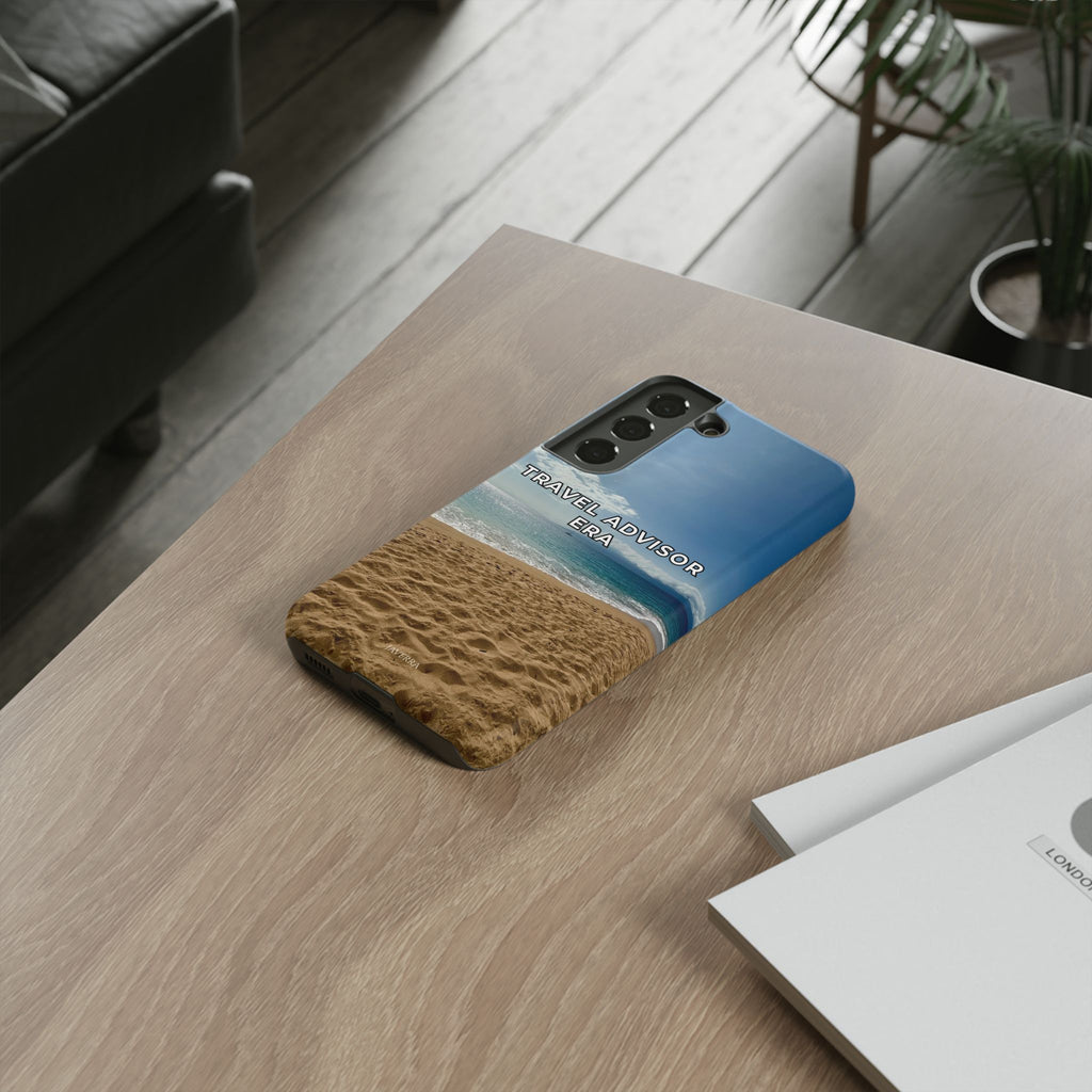 Travel Advisor Ocean Front Tough Phone Case | Travel Agent Gift | Vacation Planner Phone Case | Travel Industry Accessory