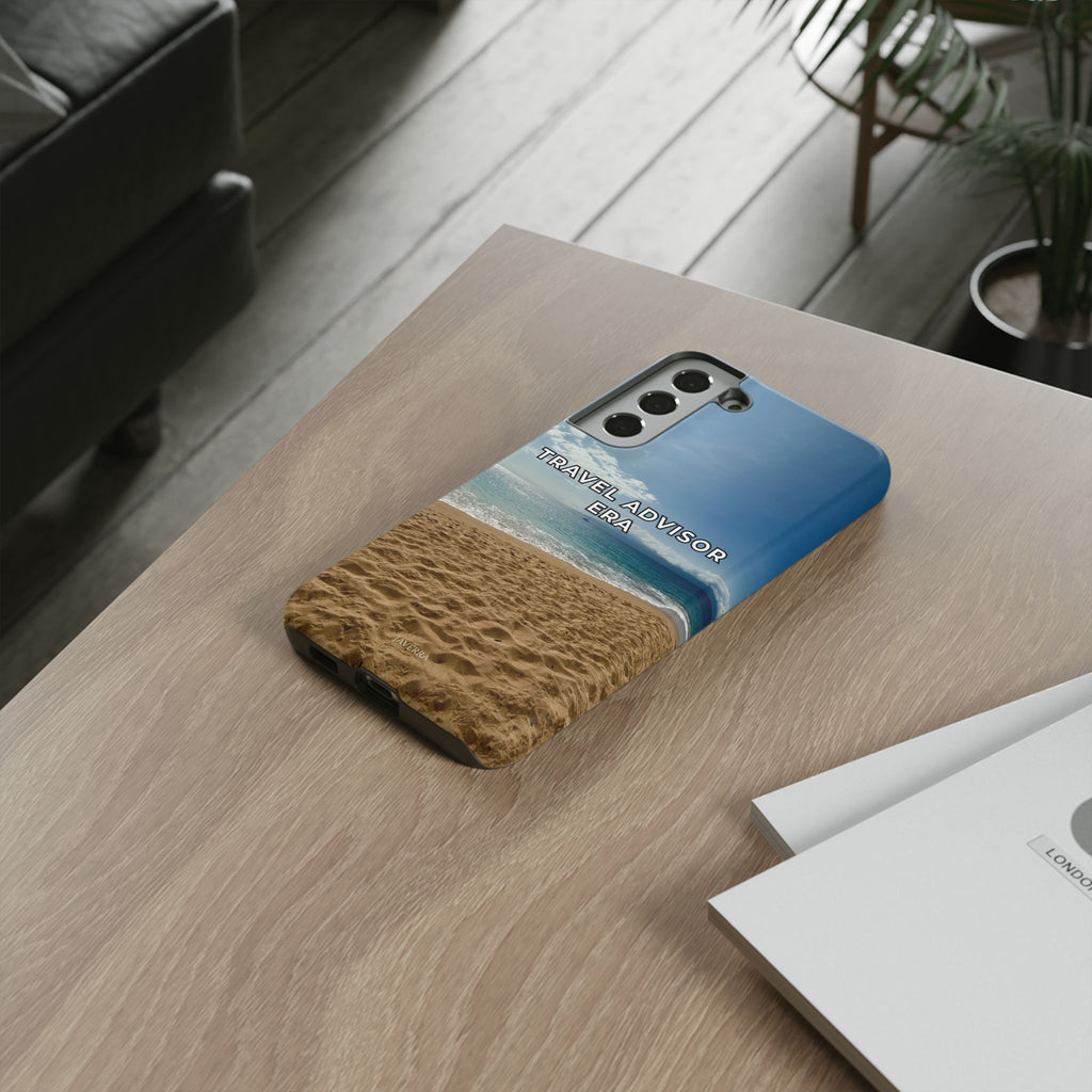 Travel Advisor Ocean Front Tough Phone Case | Travel Agent Gift | Vacation Planner Phone Case | Travel Industry Accessory